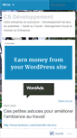 Mobile Screenshot of csdeveloppementleblog.wordpress.com