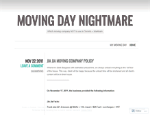 Tablet Screenshot of jiajiamoving.wordpress.com