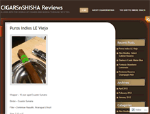 Tablet Screenshot of cigarsnshisha.wordpress.com