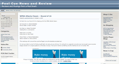 Desktop Screenshot of poolcuereview.wordpress.com