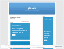 Tablet Screenshot of gtasabrasil.wordpress.com