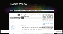 Desktop Screenshot of mtaufiknt.wordpress.com