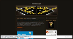 Desktop Screenshot of paddytheflea.wordpress.com