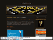 Tablet Screenshot of paddytheflea.wordpress.com