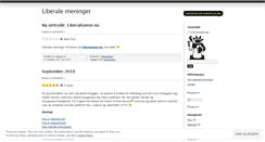 Desktop Screenshot of liberalemeninger.wordpress.com