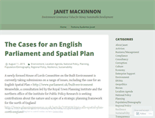 Tablet Screenshot of janetmackinnon.wordpress.com