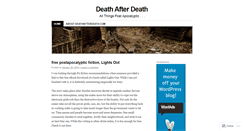 Desktop Screenshot of deathafterdeath.wordpress.com