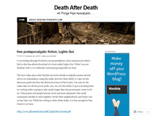 Tablet Screenshot of deathafterdeath.wordpress.com