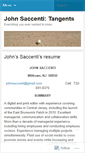 Mobile Screenshot of johnsaccenti.wordpress.com