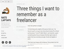 Tablet Screenshot of natslaptaps.wordpress.com