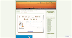 Desktop Screenshot of clgaditanus.wordpress.com