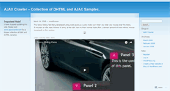 Desktop Screenshot of ajaxcrawler.wordpress.com