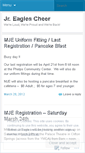 Mobile Screenshot of jreaglescheer.wordpress.com