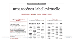 Desktop Screenshot of labellevirtuelle.wordpress.com