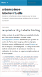 Mobile Screenshot of labellevirtuelle.wordpress.com