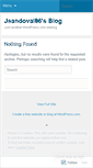 Mobile Screenshot of jsandoval86.wordpress.com
