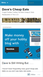 Mobile Screenshot of davescheapeats.wordpress.com
