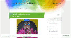 Desktop Screenshot of inspirationetsolitude.wordpress.com