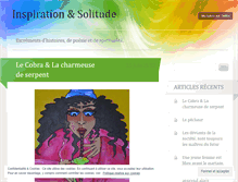 Tablet Screenshot of inspirationetsolitude.wordpress.com