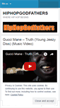 Mobile Screenshot of hiphopgodfather.wordpress.com