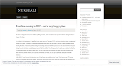 Desktop Screenshot of nurseali.wordpress.com