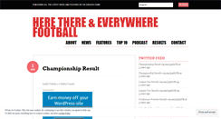 Desktop Screenshot of htefootball.wordpress.com