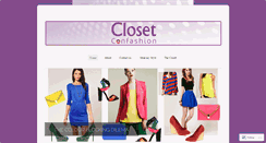 Desktop Screenshot of closetconfashion.wordpress.com