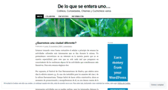 Desktop Screenshot of deloqueseenterauno.wordpress.com