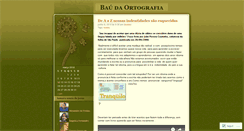 Desktop Screenshot of baudaortografia.wordpress.com