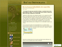 Tablet Screenshot of baudaortografia.wordpress.com