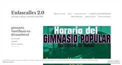 Desktop Screenshot of enlascalles.wordpress.com
