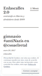 Mobile Screenshot of enlascalles.wordpress.com