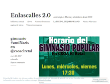 Tablet Screenshot of enlascalles.wordpress.com