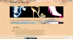 Desktop Screenshot of pantofipemasura.wordpress.com