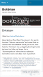 Mobile Screenshot of bokbiten.wordpress.com