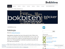 Tablet Screenshot of bokbiten.wordpress.com