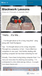 Mobile Screenshot of blackworklessons.wordpress.com