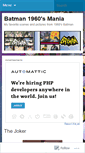 Mobile Screenshot of batman1960smania.wordpress.com