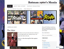 Tablet Screenshot of batman1960smania.wordpress.com