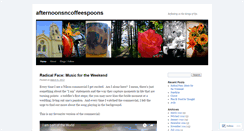 Desktop Screenshot of afternoonsncoffeespoons.wordpress.com
