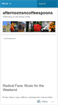 Mobile Screenshot of afternoonsncoffeespoons.wordpress.com