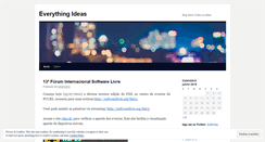 Desktop Screenshot of everythingideas.wordpress.com