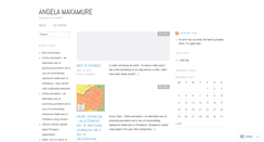 Desktop Screenshot of angelamakamure.wordpress.com