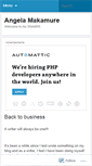 Mobile Screenshot of angelamakamure.wordpress.com
