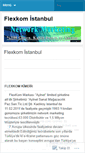 Mobile Screenshot of flexkomistanbul.wordpress.com
