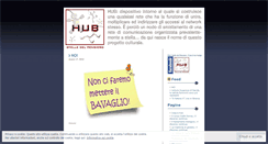 Desktop Screenshot of hubstelledelpensiero.wordpress.com