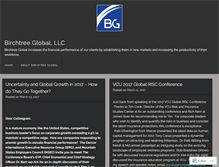 Tablet Screenshot of birchtreeglobal.wordpress.com