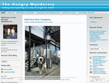 Tablet Screenshot of hungrywanderers.wordpress.com