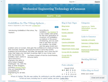 Tablet Screenshot of mechengtechnology.wordpress.com