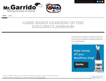 Tablet Screenshot of mrgarrido.wordpress.com